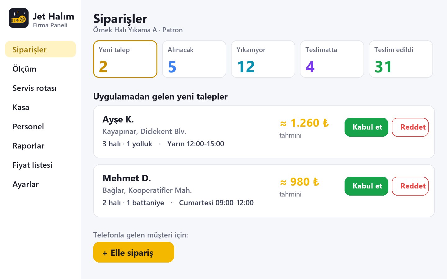 5. Firma paneli